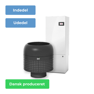 DVI luft til vand varmepumpe 12 kW 